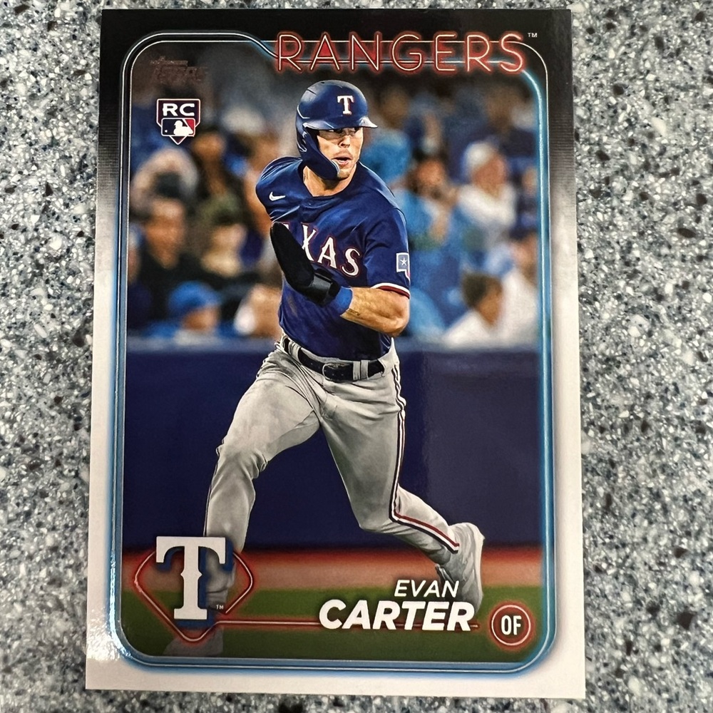 Evan Carter Rookie Card